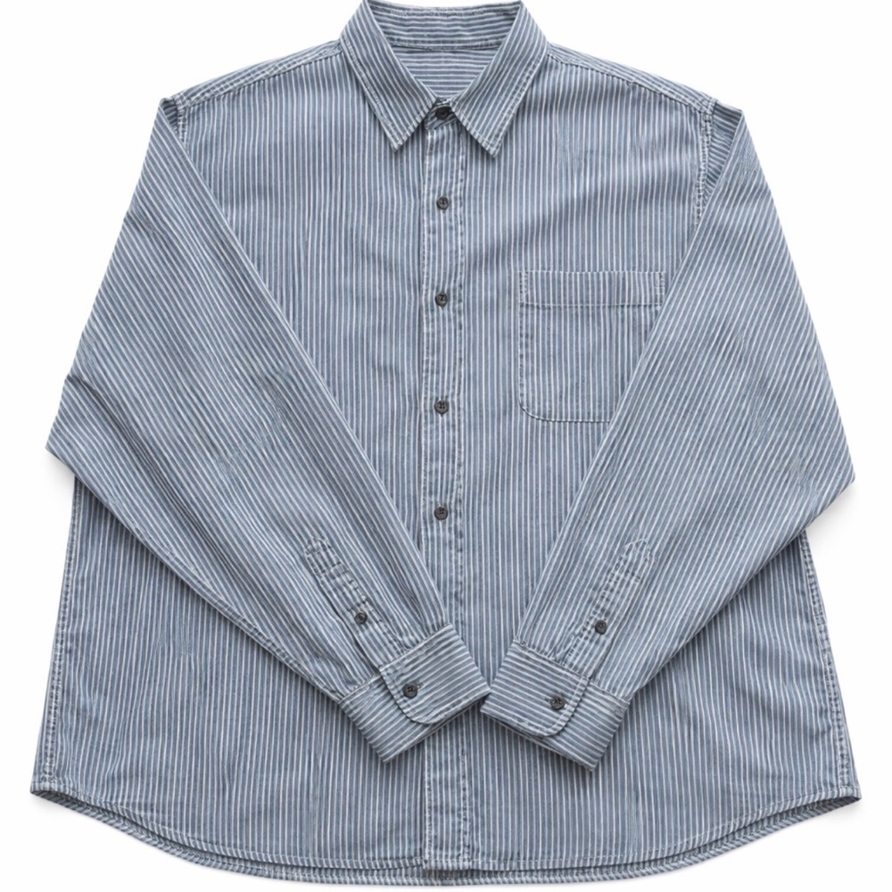 Levi Strauss Button Down Shirt XL Striped Cotton Long Sleeve Casual Work